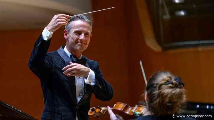 New Pacific Symphony conductor Alexander Shelley makes his debut