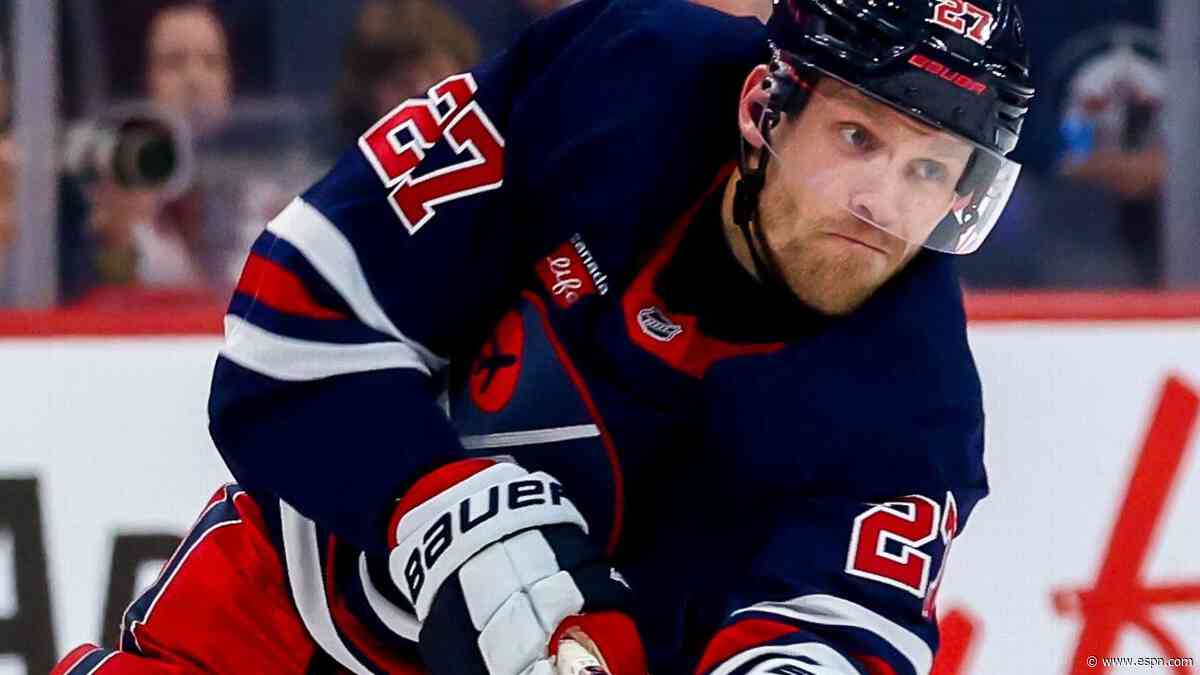 Jets forward Ehlers set to return for G6 vs. Blues