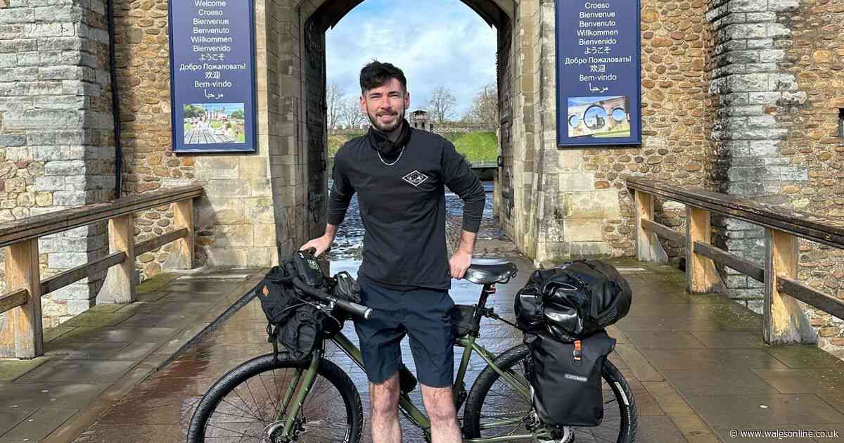 I wasn't an accomplished rider and fell off my bike 50 metres in, but I've just finished a 16,250 mile cycle