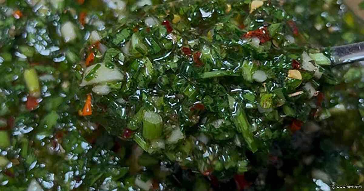 Mint-infused chimichurri: A fresh twist on a classic Argentine sauce