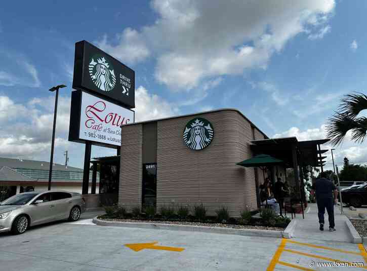 Brownsville opens first of its kind eco-friendly 3D-printed Starbucks
