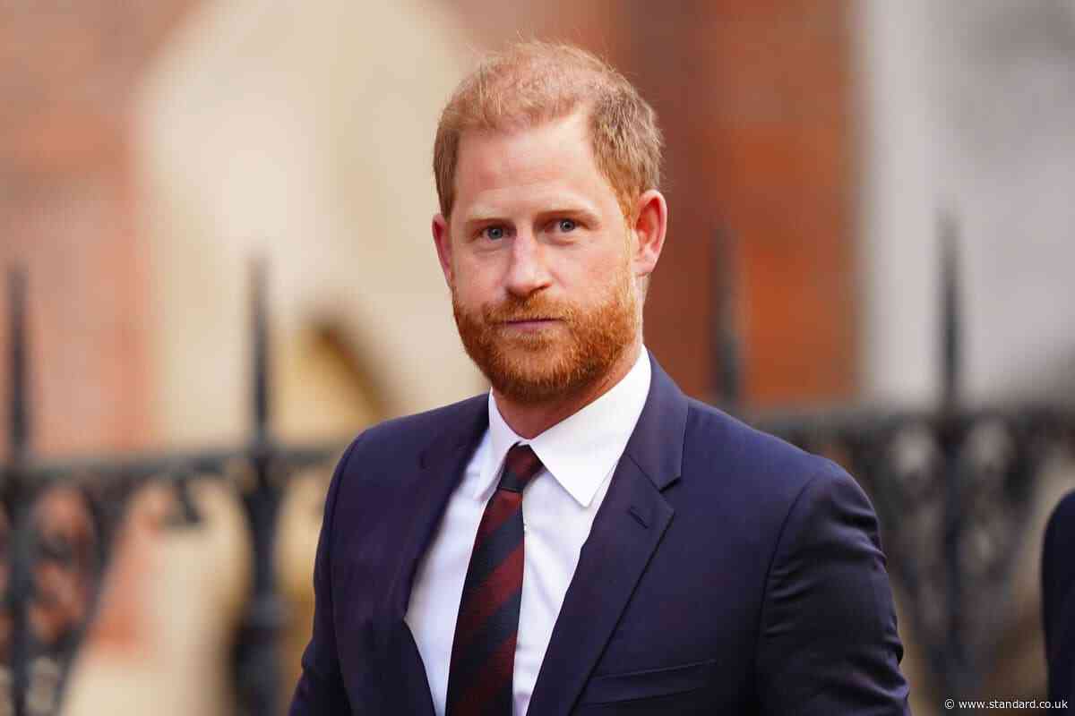 The King is not speaking to me over security legal fight, says Harry