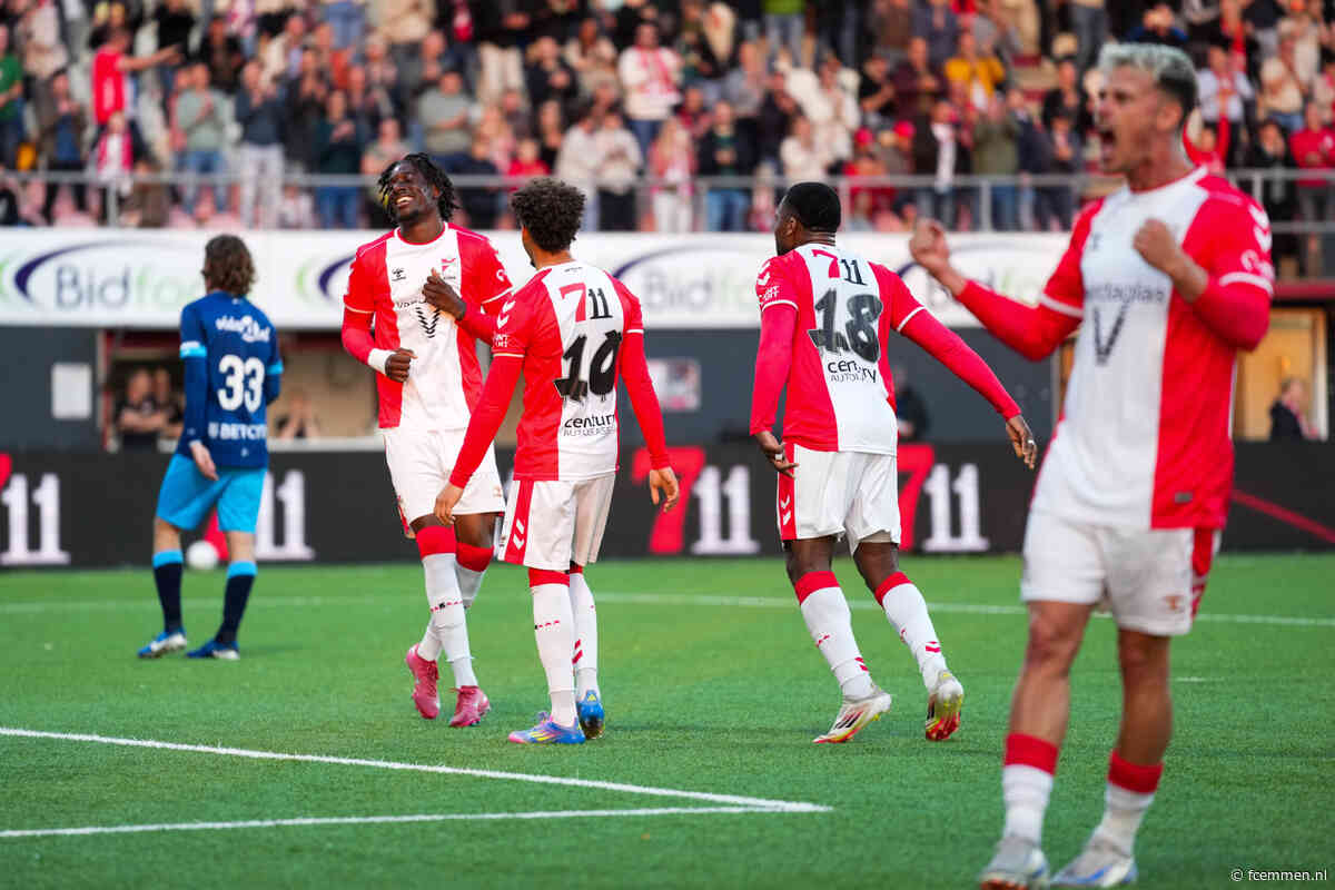 FC Emmen speelt door overwinning op VVV volgende week cruciale wedstrijd om play-offs