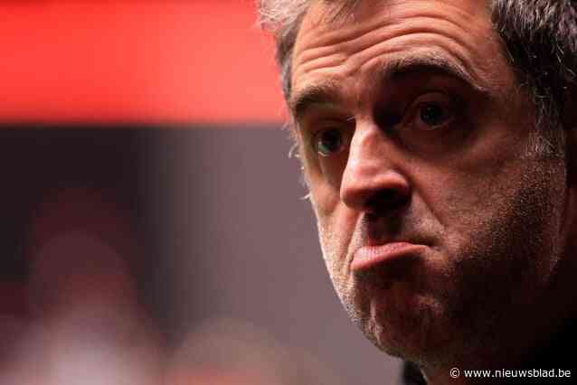 IN BEELD. Ongeloof en ontgoocheling bij Ronnie O’Sullivan na kansloze uitschakeling op WK snooker