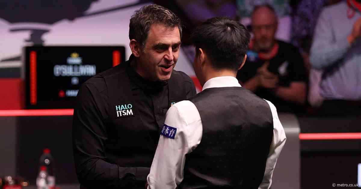 Ronnie O’Sullivan fears ‘pretty pointless’ future after Zhao Xintong mauling