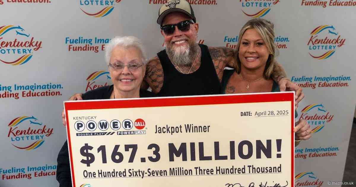Lottery winner arrested the day after claiming $167,000,000 jackpot
