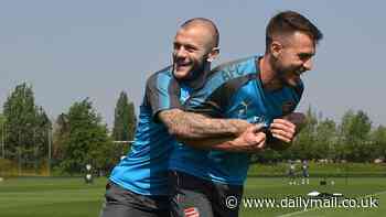 Aaron Ramsey and Jack Wilshere turn from Arsenal team-mates into foes ahead of the Championship's final day, writes JAMES SHARPE