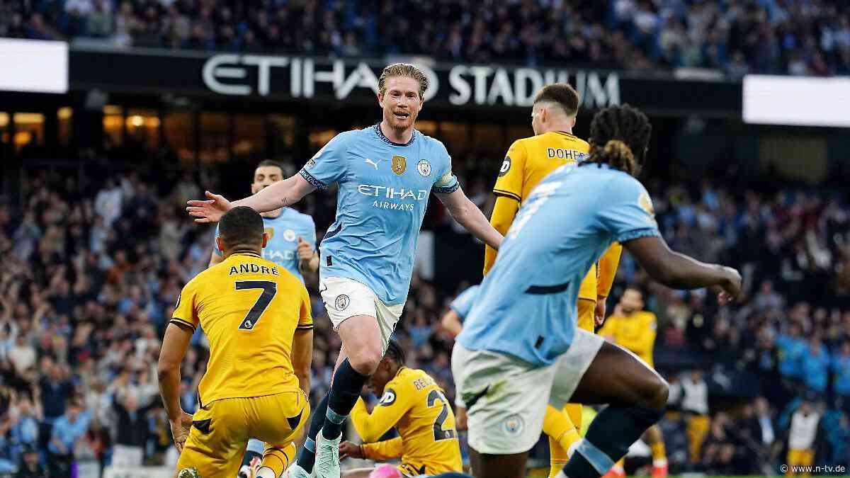 ManCity kurz vor Trostpreis: De Bruyne erzielt auf der Abschiedstour noch ein ganz wichtiges Tor