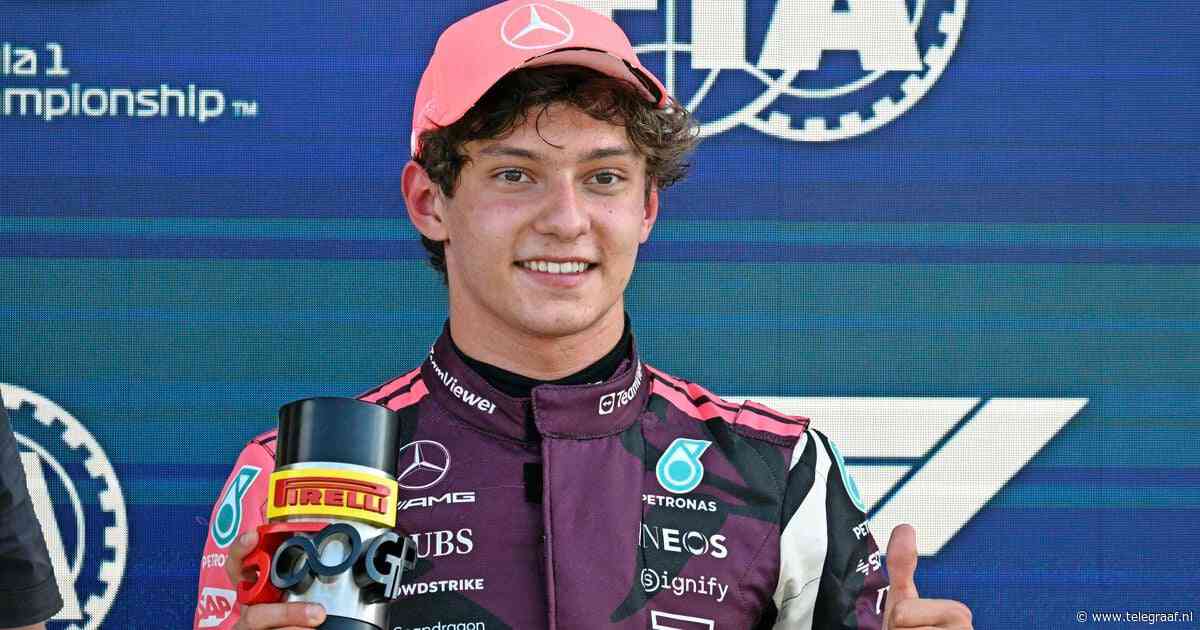 Antonelli (18) verrast met pole voor sprintrace in Miami, Verstappen vierde