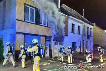 Zware  brand verwoest garage in Uitkerke