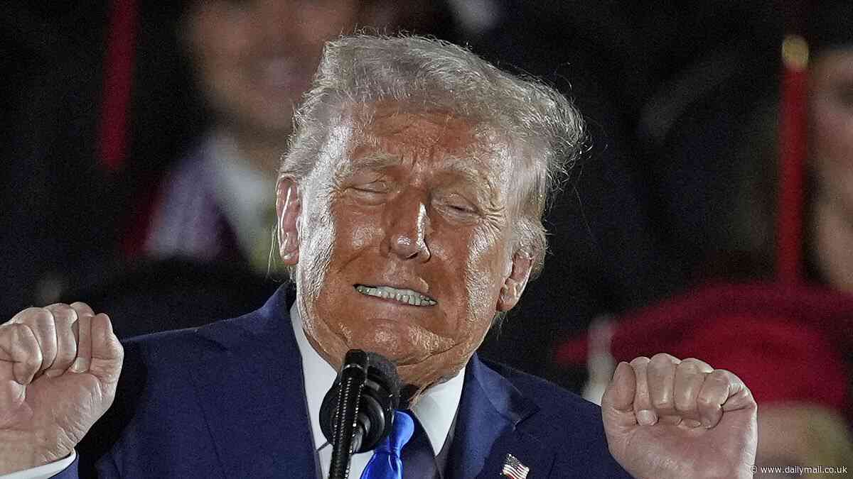 Donald Trump sends Alabama students wild by mocking trans athletes at commencement event