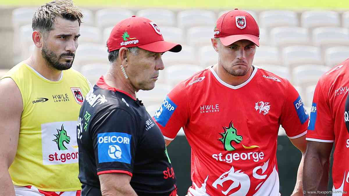 ‘He’d be gone’: Flanno sets record straight over son as Dragons coach reveals why he axed Ilias