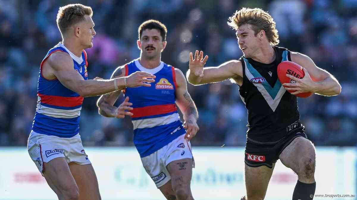 AFL LIVE: Huge battle of in-form Dogs, Port with finals spot at stake in star’s long-awaited return