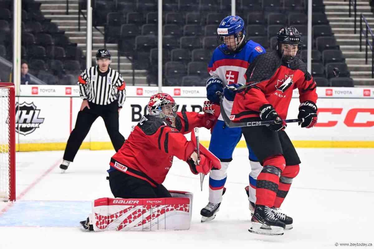 Ivankovic perfect as Canada blanks Slovakia 4-0 in semi of under-18 hockey worlds