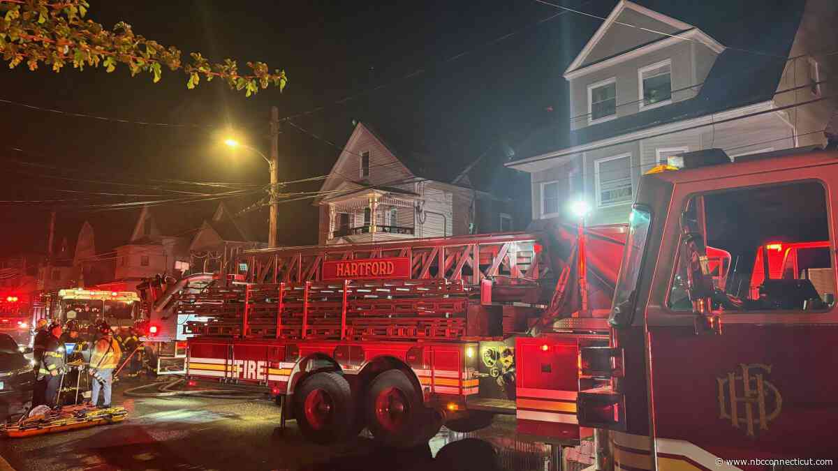 17 people displaced in fire at multi-family home in Hartford