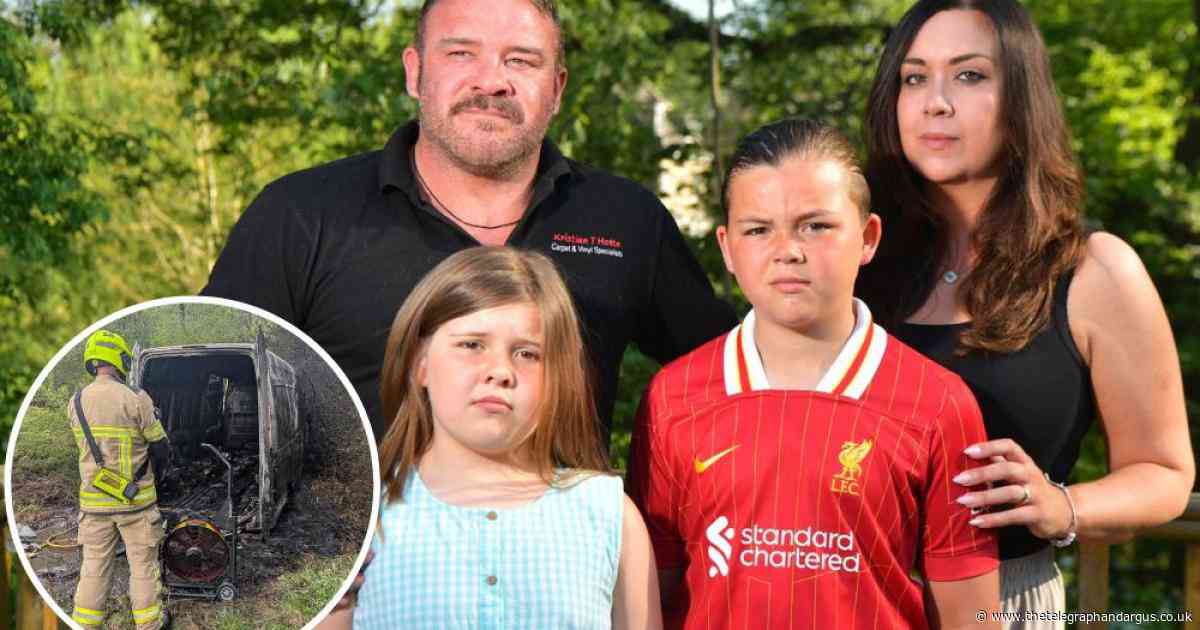 Bradford family left heartbroken after home burgled and van set on fire