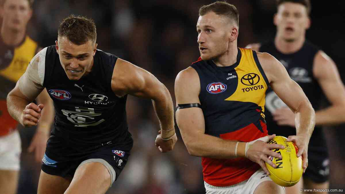 LIVE AFL: Crows’ bid to bounce back against red-hot Blues amid mass changes