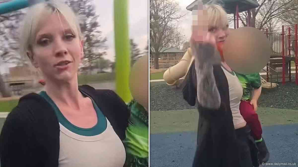Shock twist as viral footage shows mom hurling vile slur at five-year-old boy on a playground