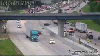 All lanes open on I-12 West at I-10/I-12 after vehicle fire