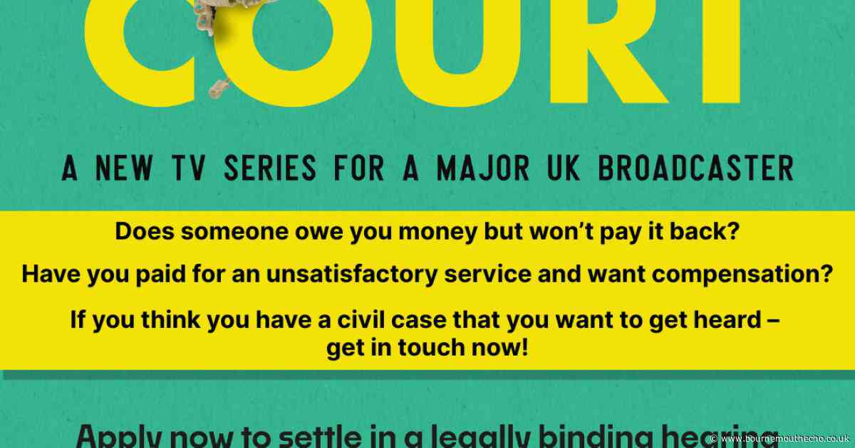 TV producer seeks people with legal disputes for new show