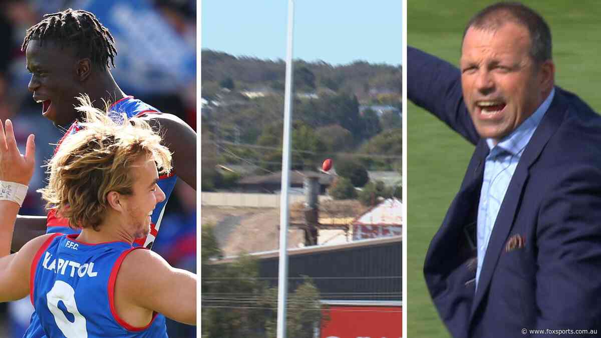 ‘Tight calls’ under scrutiny as Dogs unleash flurry on Port in brutal conditions — AFL LIVE