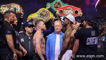 Best bets for Canelo Alvarez-William Scull and Naoya Inoue-Ramon Cardenas