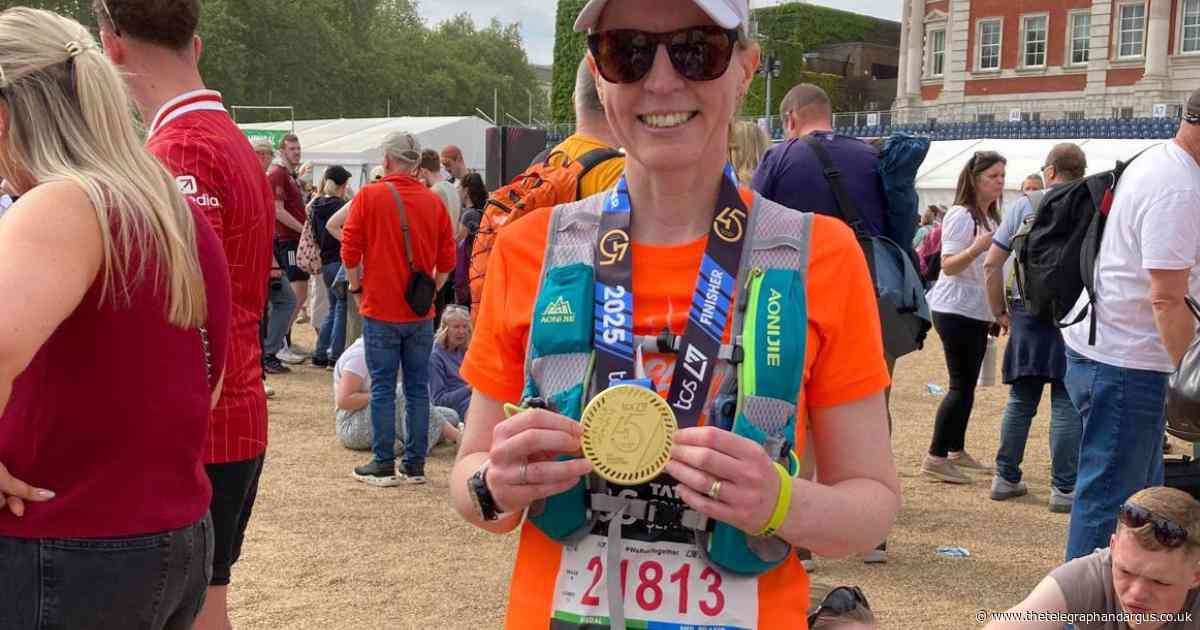 Auditory verbal therapist completes first-ever London Marathon