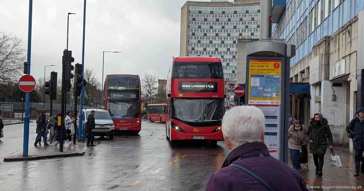 Major bus changes to south London routes from today