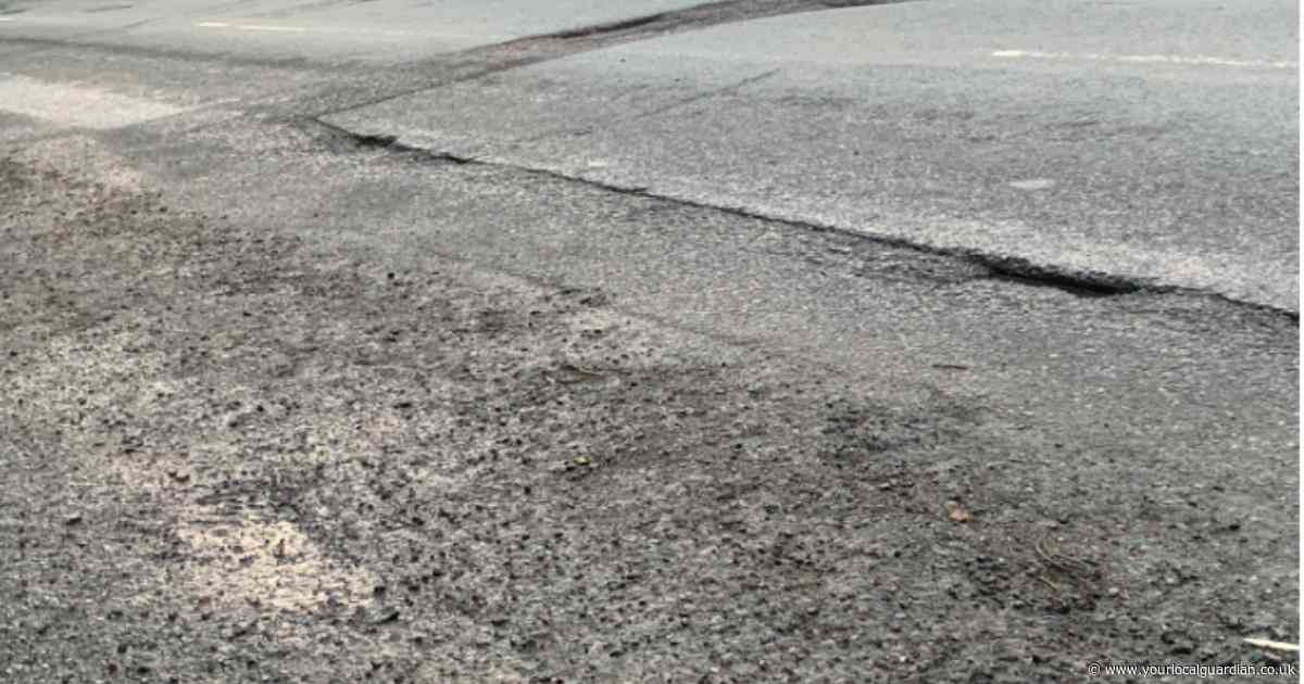 The Croydon roads with potholes that are in need of major repairs