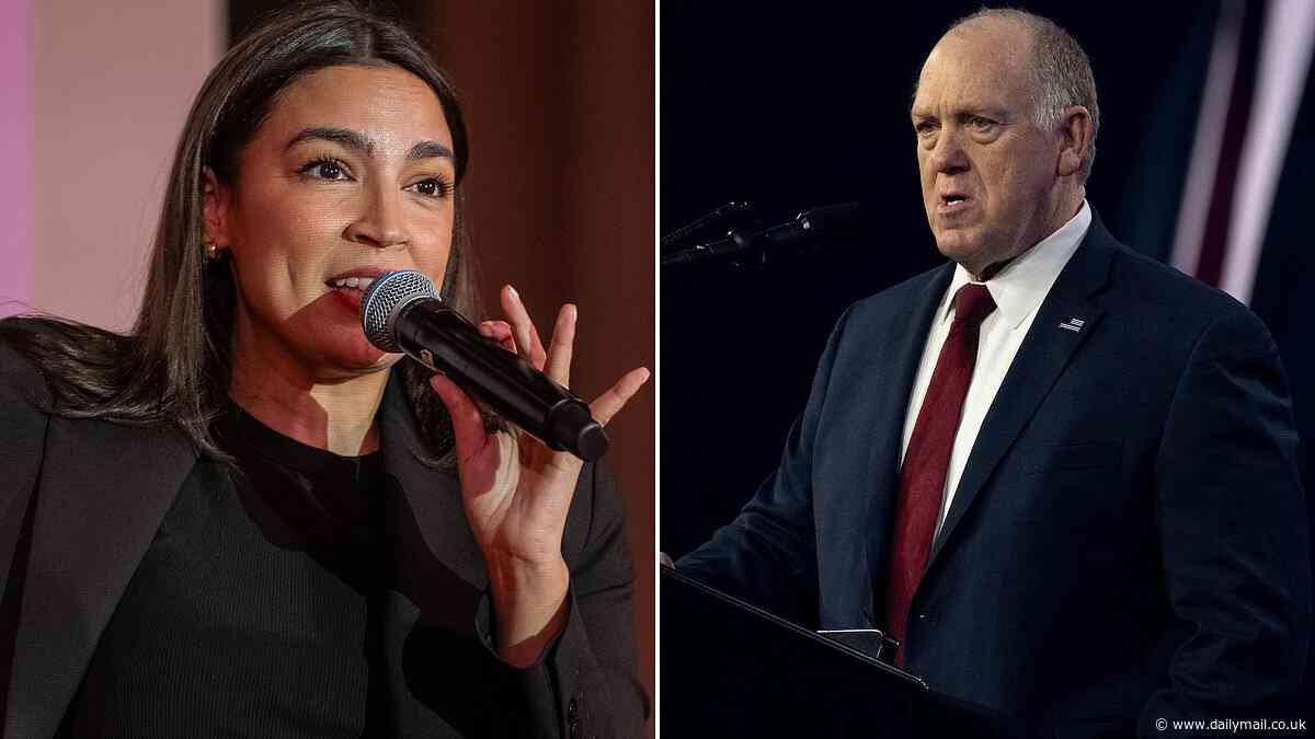 AOC taunts Tom Homan with menacing invitation after border czar threatened to refer her to justice department