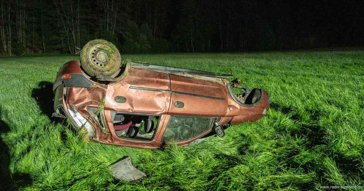 Schwerer Unfall bei Burgwindheim im Landkreis Bamberg