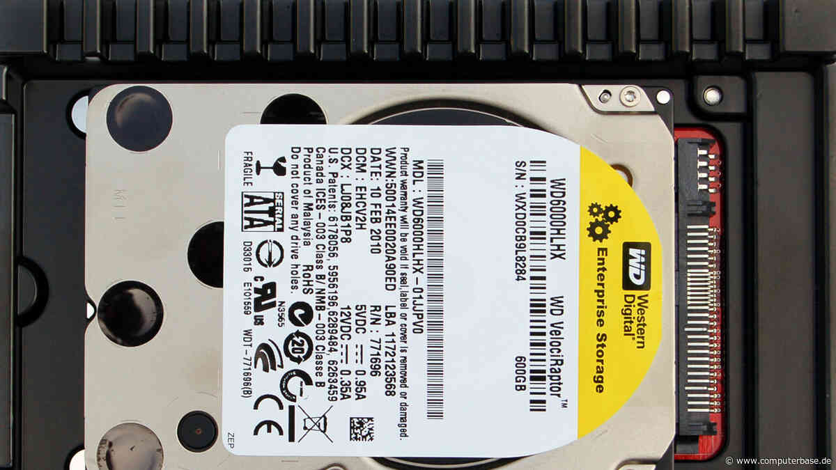 Im Test vor 15 Jahren: Western Digitals VelociRaptor VR200M scheiterte an SSDs