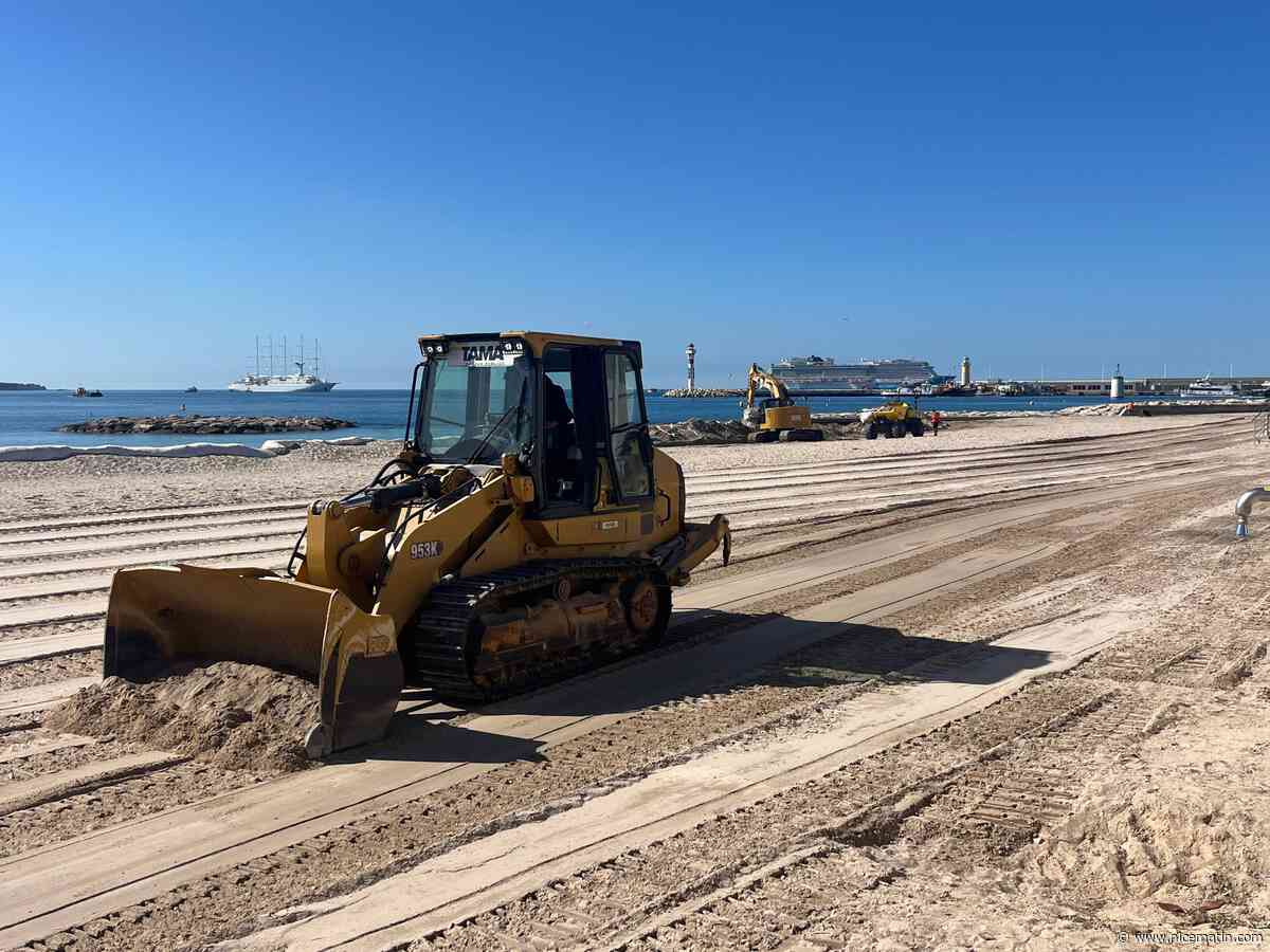 Du Moure Rouge aux plages du Midi, le littoral de Cannes se prépare pour l’été