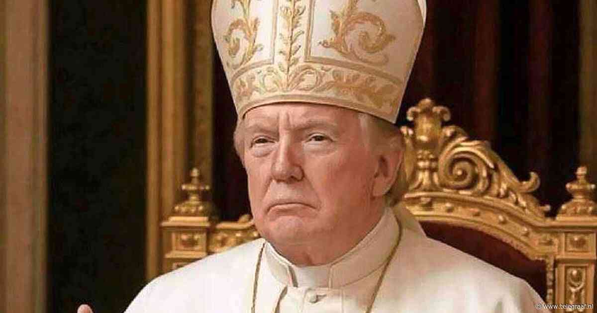 Trump deelt foto van zichzelf als paus op sociale media: ’Zou mijn eerste keus zijn’