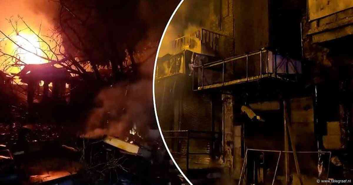 Drone-aanval op flatgebouw Oekraïne zorgt voor tientallen slachtoffers