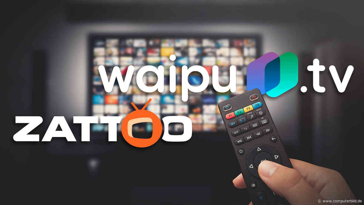 Waipu.tv oder Zattoo: Vergleich der TV-Streaming-Dienste