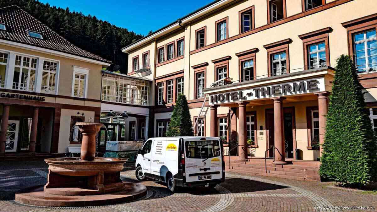 Nach Brand in  Bad Teinach-Zavelstein: Hotel Therme steht kurz vor Wiedereröffnung