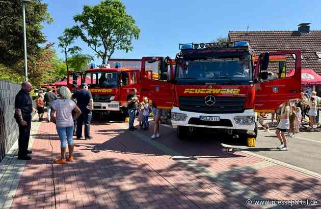 FW Hünxe: Voller Erfolg - Viele Gäste beim Brandschutztag in Drevenack