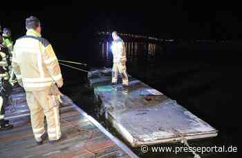 FW Dresden: Einsatz auf der Elbe - Zwei Personen aus der Elbe gerettet