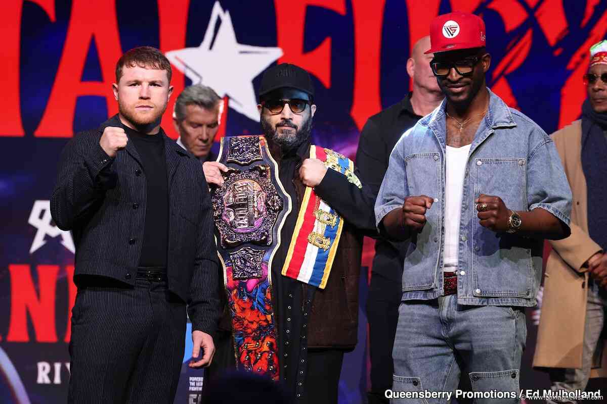Canelo Alvarez vs. Scull Tonight: What Time Does the Fight Start?