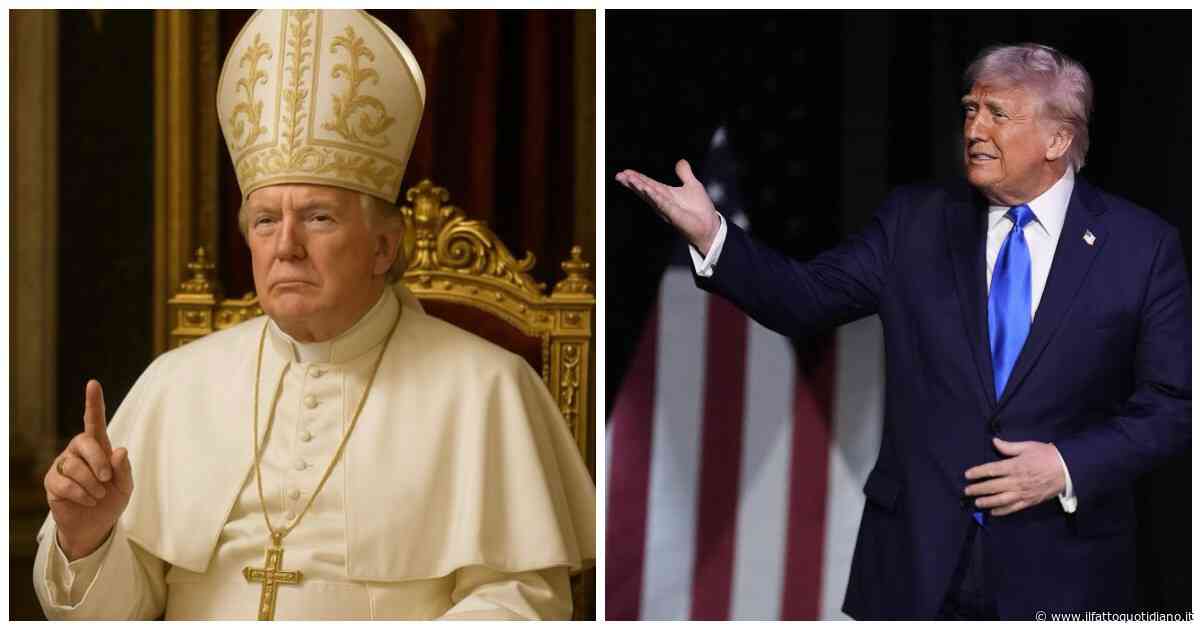 Donald Trump vestito da Papa, la foto choc sui social della Casa Bianca. Scoppia la polemica: “È davvero inquietante”
