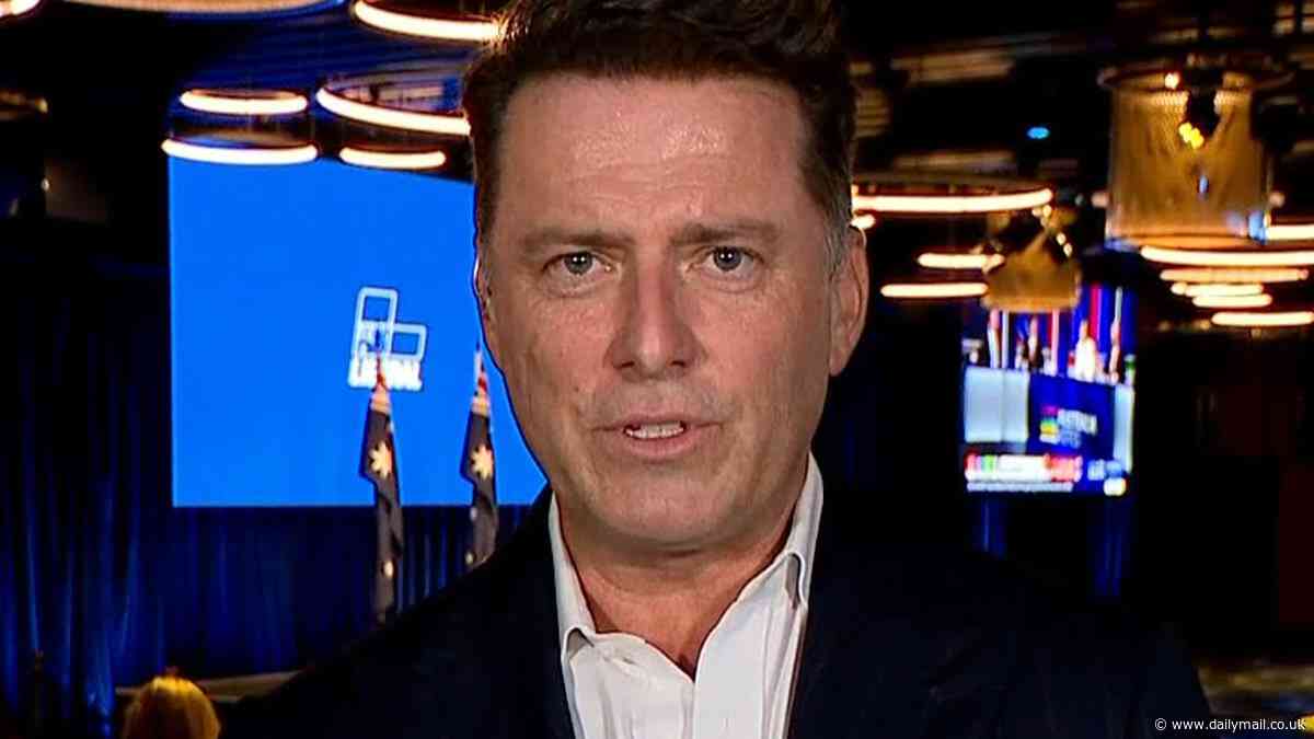 Today star Karl Stefanovic makes dark prediction about Peter Dutton's political future - as he attends Liberal Election Night party