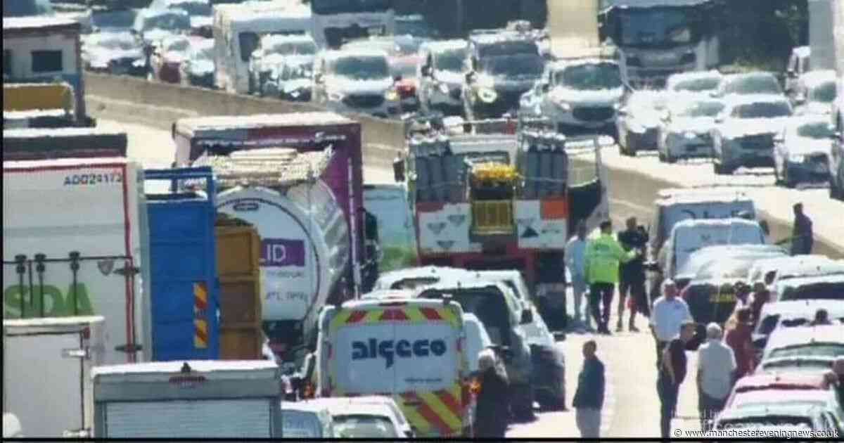 Man arrested on suspicion of drug driving after horror M62 smash leaves person seriously injured