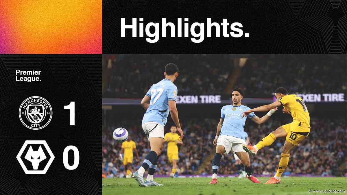 Narrow defeat at City | Manchester City 1-0 Wolves | Highlights