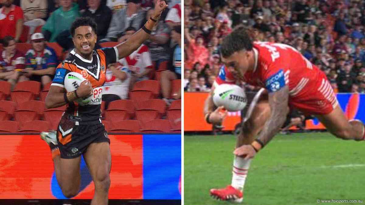 ‘Never seen anything like this’: Dragons star’s all-time try blunder stuns