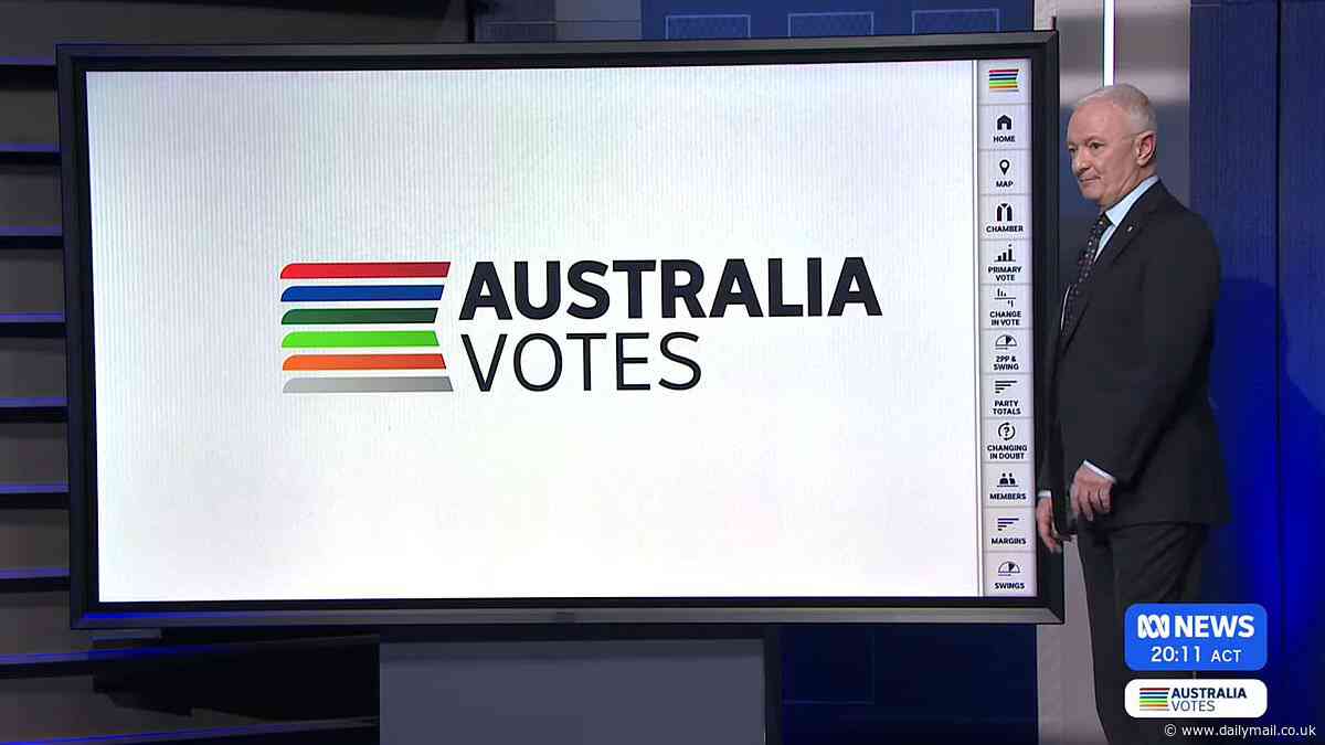 Antony Green's ABC federal election coverage suffers tech MELTDOWN at the worst possible moment