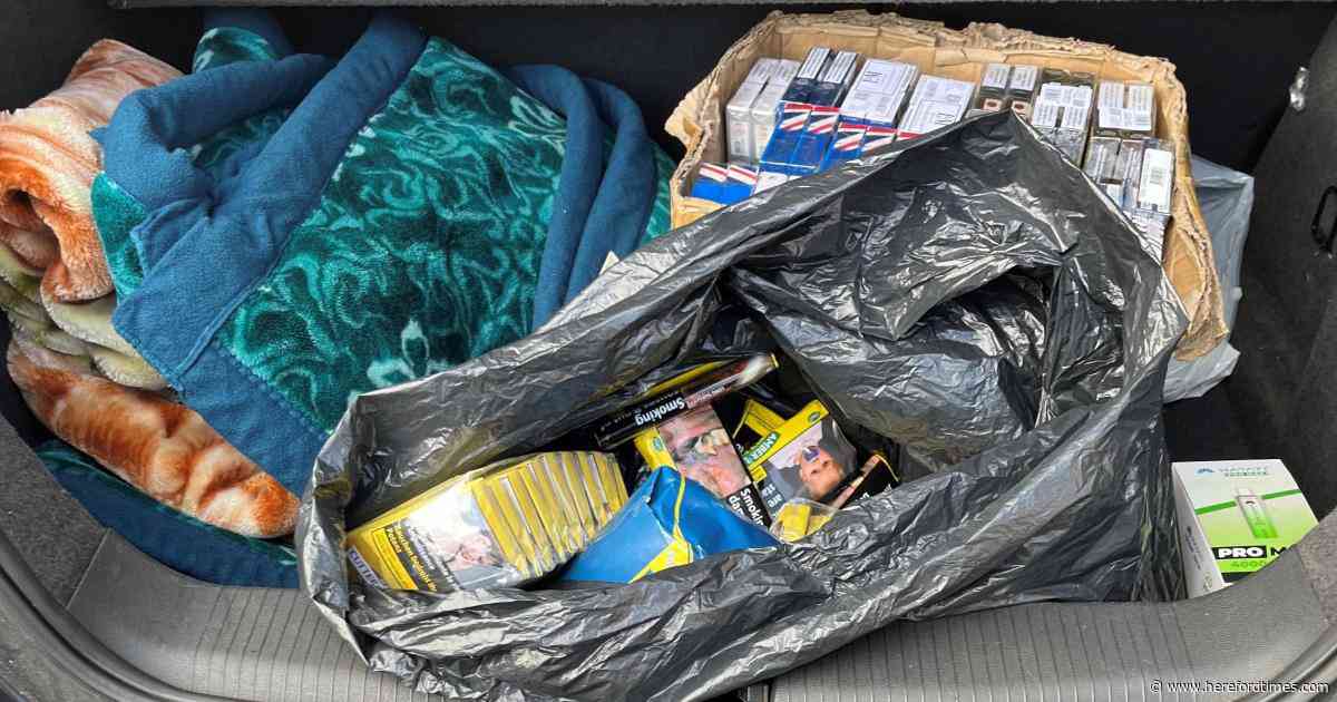 Closed shop had over 350 packets of illegal cigarettes stashed in car