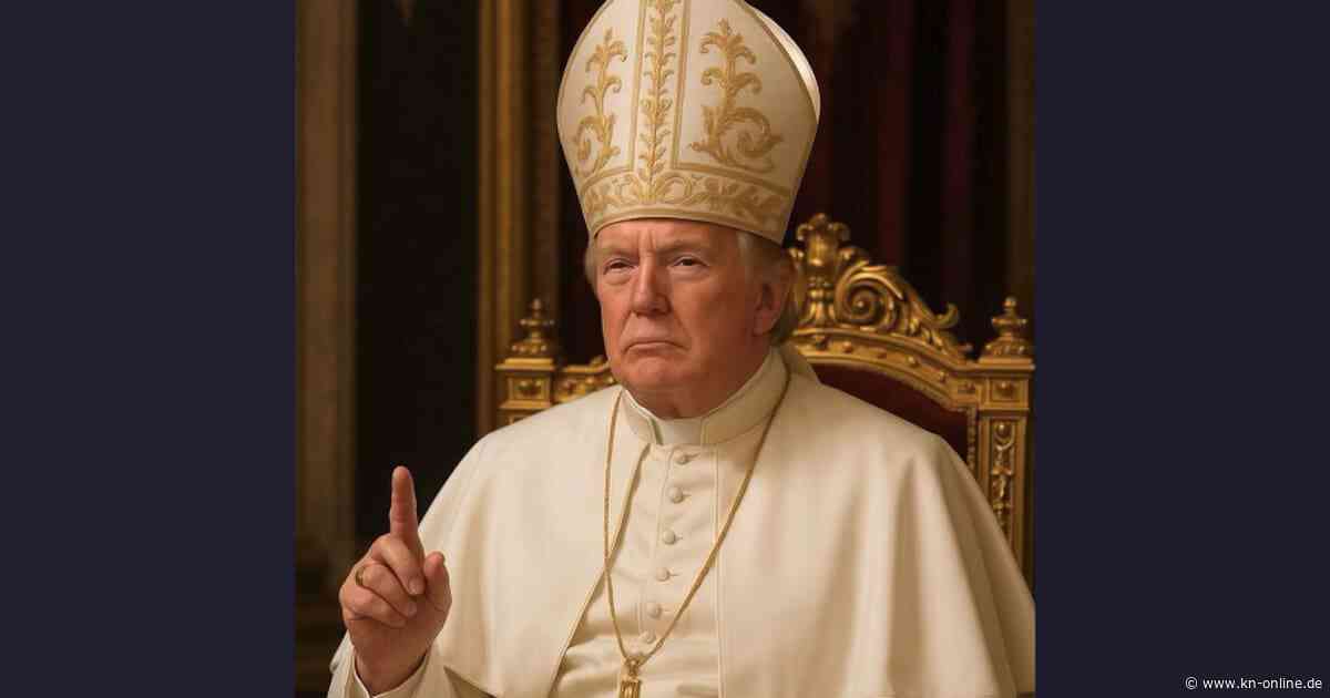 Trump als Papst: US-Präsident verbreitet provokantes Bild von sich