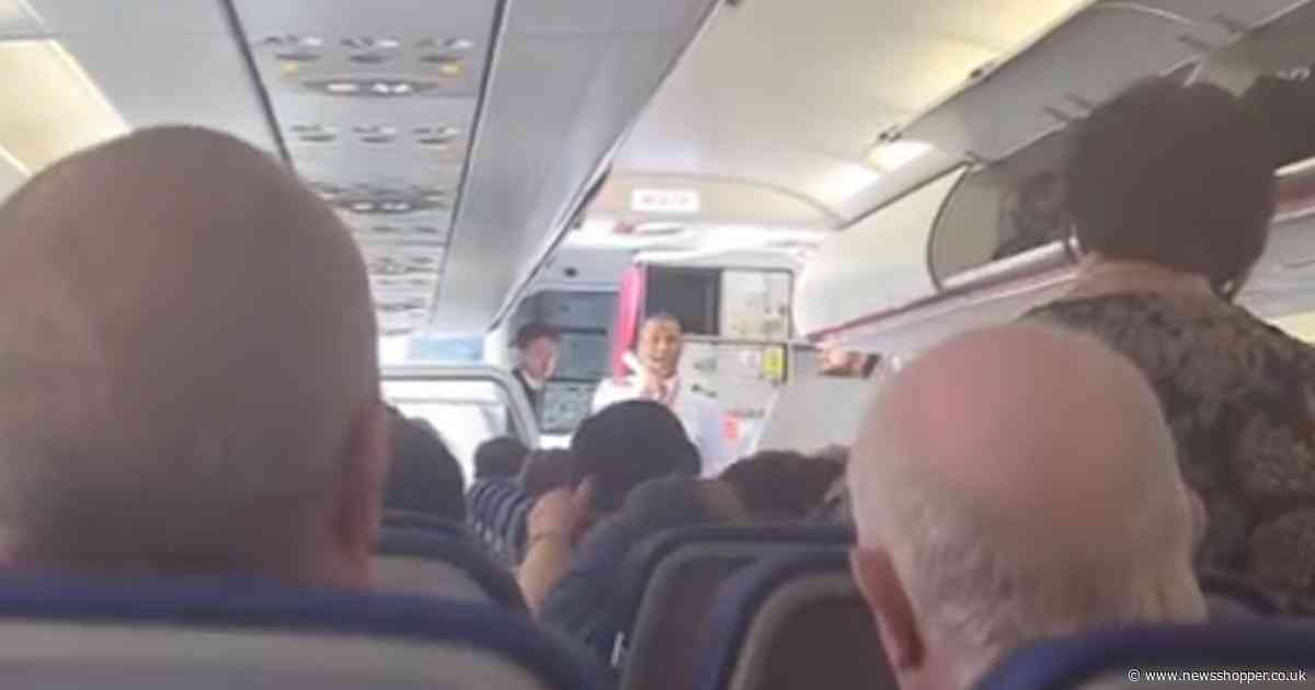 WATCH: Wizz Air flight in chaos after passengers accused of nicking phone