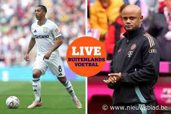 MULTILIVE. Tielemans enige Belg aan de aftrap in belangrijk duel tussen Aston Villa en Fulham, Kompany heeft straks aan een punt tegen Leipzig genoeg voor de titel